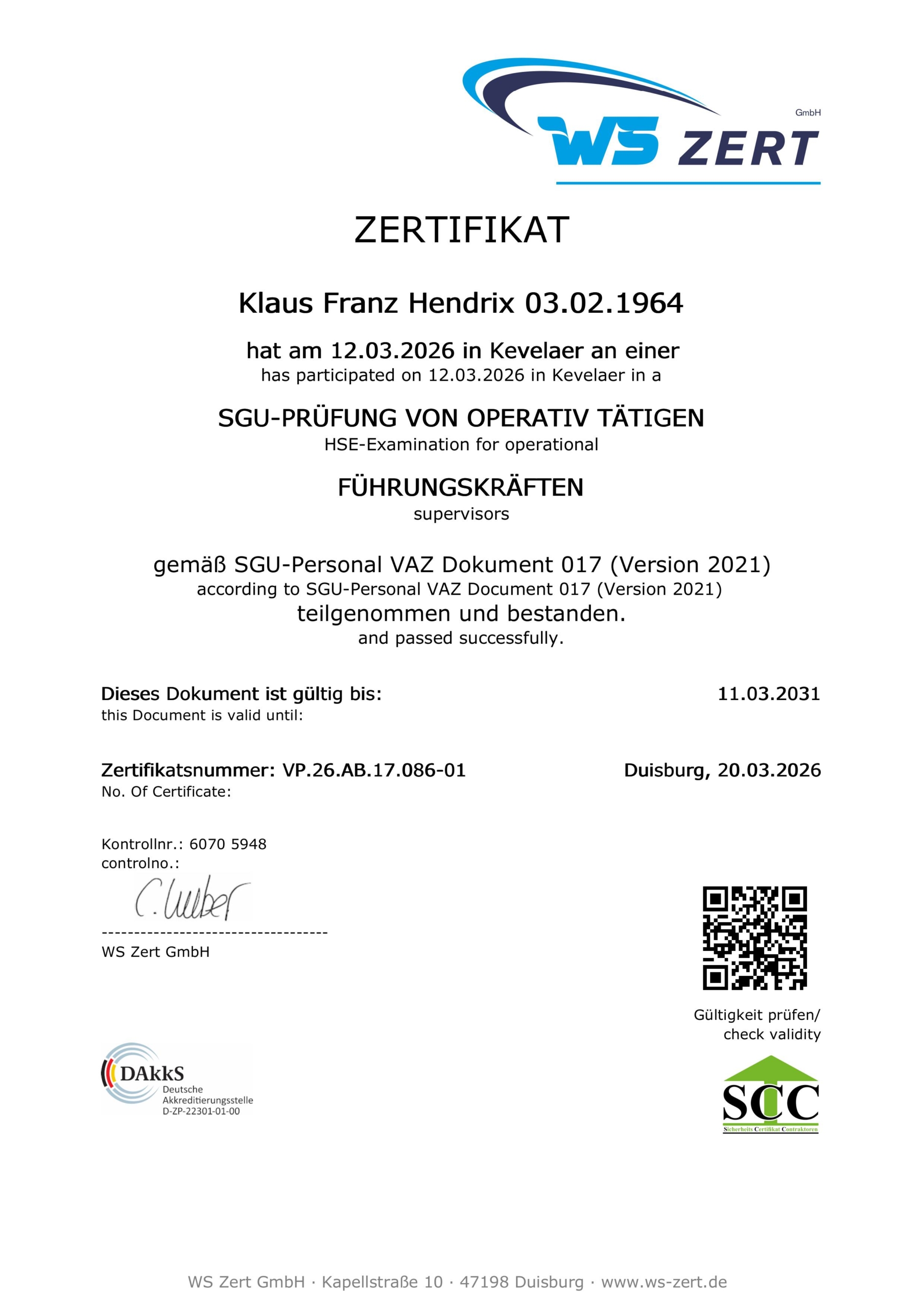 SCC-Zertifikate-Klaus